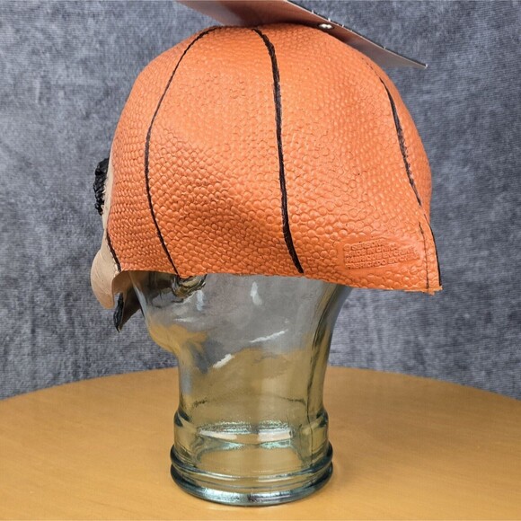 Vintage Halloween Basketball Head Guy Half Mask Vinyl Mustache Seasons for Kmart - Picture 9 of 12